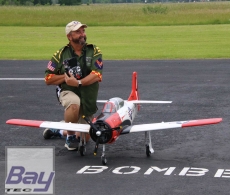 Seagull Models T-28 Trojan 82.5" ARF Warbird Rot/Weiss - 2095mm