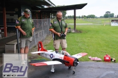 Seagull Models T-28 Trojan 82.5" ARF Warbird Grau/Gelb - 2095mm