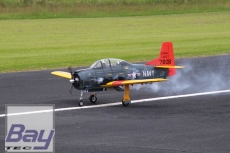 Seagull Models T-28 Trojan 82.5" ARF Warbird Grau/Gelb - 2095mm