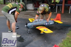 Seagull Models T-28 Trojan 82.5" ARF Warbird Grau/Gelb - 2095mm