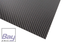 Carbonfaser-Platte 200x400mm 4,0mm glänzend CFK-Platte , Carbonplatte