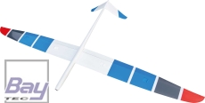 Robbe Modellsport Avalanche ARF Voll-CFK V2 2,8m Elektro Segler, Voll-Carbon, weiß-blau