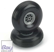 DUBRO RAD ø 76,2mm (3") Treaded Lightweight Räder 1 Paar