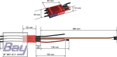 Robbe Modellsport Ro-Control 8-120 V2 3-8S -120(150)A 5-8,4V/10(30)A Switch BEC Regler