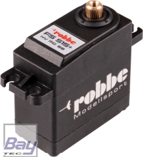 Robbe FS 515+ HV BB MG Digital Servo mit Teil- Aluminium Gehäuse und Softstart 15kg/cm 0,12s