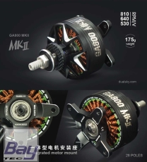 DUALSKY Brushless Motor XMotor GA800.19 MKII 640 KV 28-polig bis zu 851W