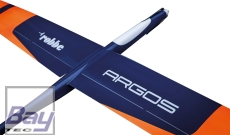 Robbe Modellsport ARGOS ARF Voll-CFK 2,75m Elektro Segler Voll-Carbon, Weiss/Blau/Neon Orange