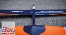 Robbe Modellsport ARGOS ARF Voll-CFK 2,75m Elektro Segler Voll-Carbon, Weiss/Blau/Neon Orange