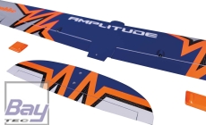 Robbe Modellsport Amplitude ARF 1,8m Voll-Carbon Neon Orange/Blau, Sichtcarbon