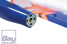 Robbe Modellsport Amplitude PNP Voll-GfK/CfK Hotliner Neon Orange/Blau, eingebaute Servos und Antrieb