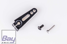 Robbe Modellsport Alu Servohebel 25Z 24mm lang, 1-arm, M3 Für 25Z Servoabtriebe mit 5,96mm Durchmesser