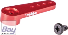 Robbe Modellsport Alu Servohebel 25Z 19mm lang, 1-arm, 1,6 mm, für 25Z Servoabtriebe mit 4,93mm Durchmesser