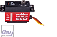 Robbe FS 1509 Eco HV MG Digital Servo - 15mm - 11 Kg/cm - 0,07 sec./60° - 42g - Teil Alu Gehäuse