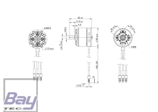 Tomcat P4801 Brushless Motor 3510 KV980