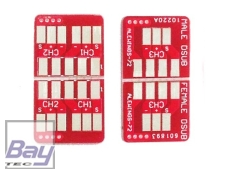 D-SUB 9 Stecker / Buchse Lötplatinen 2 Stk