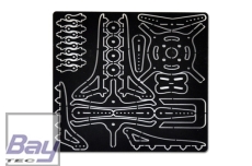 Shockflyer Edge 540V3 840mm Kit Blau - 3mm Flexi Foam