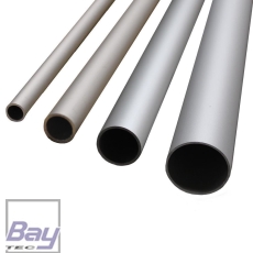 Universal Alu Steckungsrohr 25mm - 1mm Wandung - 1m lang