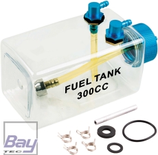 Bay-Tec Benzin Tank 300ml Rot oder Blau