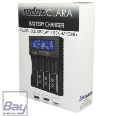 REDOX CLARA AAA / AA x4 Charger Li-ion, LiFePO4, Ni-MH/Ni-C - Ladegerät