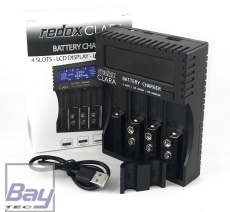 REDOX CLARA AAA / AA x4 Charger Li-ion, LiFePO4, Ni-MH/Ni-C - Ladegerät