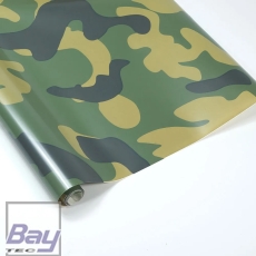 Bay-Tec Bügel-Folie - Camouflage Grün - Breite 64cm - je m