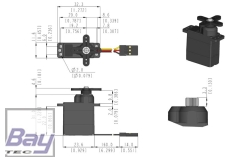 Hitec Servo D71MH - 11,6mm - 4,1kg