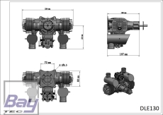 DLE130 Boxer Benzin Motor 130ccm
