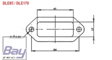 Smoke Adapter für DLE85 DLE170 Motoren (und ähnliche)