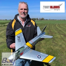 Sabre F-86 EDF Jet Kit 66cm Lasercut Holzbausatz