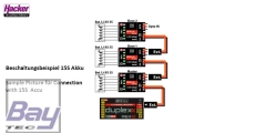 JETI TELEMETRIE DUPLEX 2.4EX MULi 6s-Module Spannungs-Sensor für LiXX Zellen