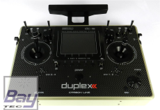 Jeti Duplex 2,4EX Pultsender DC-16 II Carbon Line Light Yellow Multimode inkl. REX 10