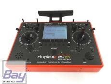 Jeti Duplex 2,4EX Pultsender DC-16 II Carbon Line RED Multimode inkl. REX 10
