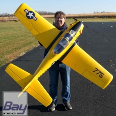 E-Flite Carbon-Z T-28 Trojan 2.0m BNF Basic with AS3X and SAFE Select