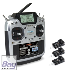 FUTABA T26SZ Sender FASSTest26 incl. 3 x R7208SB - 26 Kanal Handsender