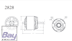 Robbe Modellsport RO-POWER TORQUE 2828 1350 K/V Brushless Motor