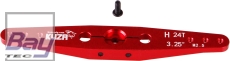 Kuza Servohebel 2-Arm Hitec 24T 84/72/60mm 3.25" M2,5 Heavy Duty V2 Aluminium