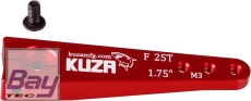 Kuza Servohebel 1-Arm Futaba 25T 45/39/33mm 1.75" M3 Heavy Duty V2 Aluminium