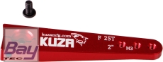 Kuza Servohebel 1-Arm Futaba 25T 51/45/39mm 2" M3 Heavy Duty V2 Aluminium