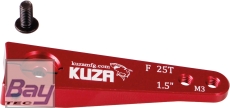 Kuza Servohebel 1-Arm Futaba 25T 38mm/32 1.5" M3 Heavy Duty V2 Aluminium