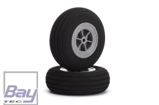 KAVAN Moosgummi Räder Deluxe 80mm mit Rillen, 2Stück