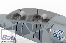 KAVAN L-39 Skyfox Jet 1088mm - Weis PNP - unlackiert