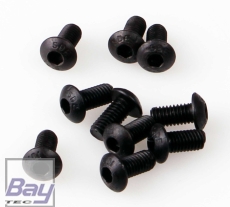 Kuza Servohebelschrauben für JR 23T / Futaba 25T 3X6mm für Metallgetriebe 10Stk.