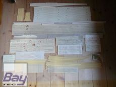 Amokka Wood Brettnurflügler 2,25 m Spannweite - CNC Holzbausatz