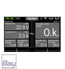 PowerBox iESC 160.HV Brushless Regler - 160A - 14S - Opto
