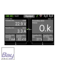 PowerBox iESC 125.8 Brushless Regler - 125A - 8S - 8A-BEC