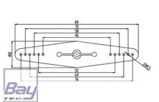 Savöx Servo Horn Double Sided Alu High Torque 25T