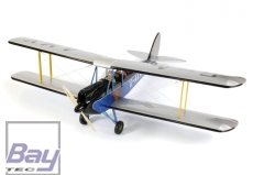 Seagull DH-60M Gipsy Moth 15cc 1700mm ARF - Doppeldecker Blau / Schwarz