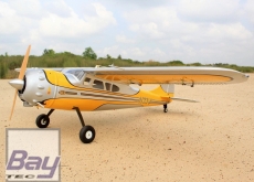 Seagull Models ( SG-Models ) Cessna 195 90" 2288mm ARF "Yellow/Silver" 35-50cc