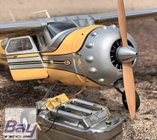 Seagull Models ( SG-Models ) Cessna 195 90" 2288mm ARF "Yellow/Silver" 35-50cc