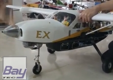 Bay-Tec Seagull Cessna 208 Grand Caravan EX 85" 45cc schwarz/gelb